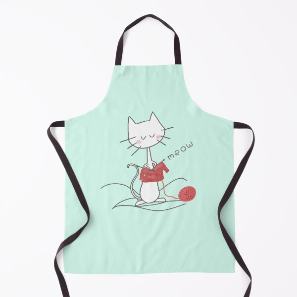 Item preview, Cat knitting designed and sold by LotusCreations.