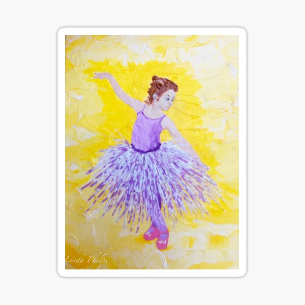 Item preview, Petite ballerine en jaune designed and sold by LindaPhelpsArt.