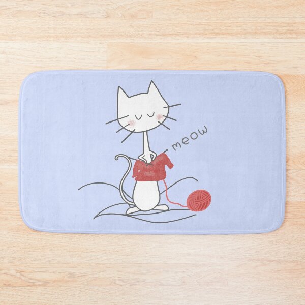 Item preview, Cat knitting designed and sold by LotusCreations.