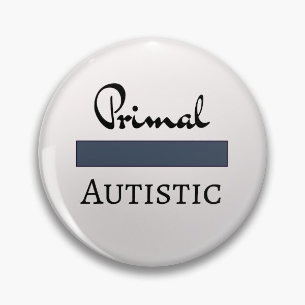 Item preview, Primal Autistic (Blue Bar, Light) designed and sold by GladBlackLamb.