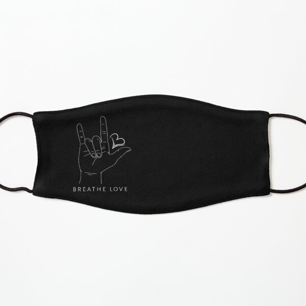 Breathe Love - "I love you" ASL Kids Mask