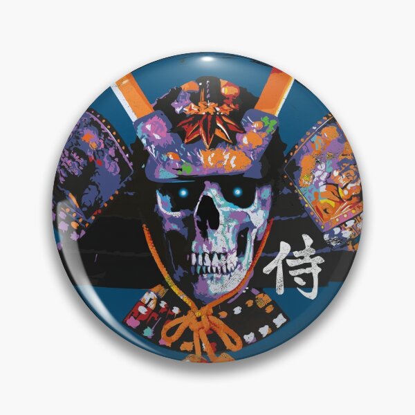 Item preview, Grinning Samurai Skull designed and sold by ArtlifeDesigns.