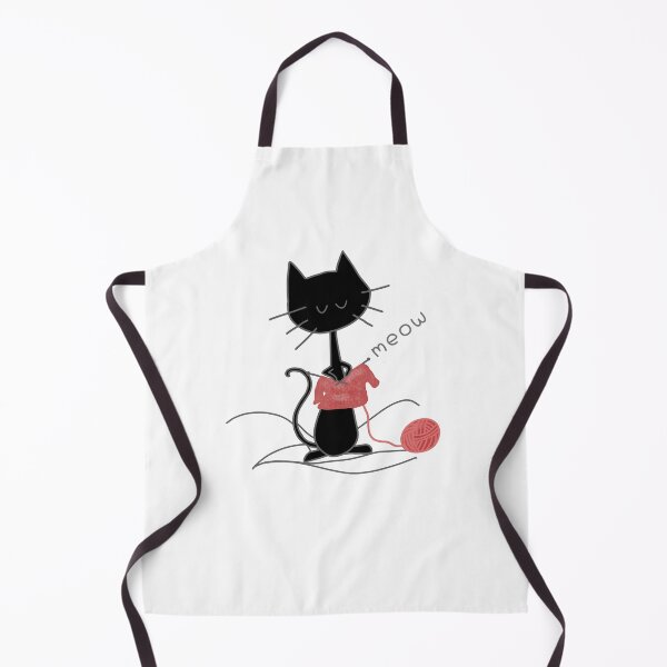 Item preview, Cat knitting designed and sold by LotusCreations.