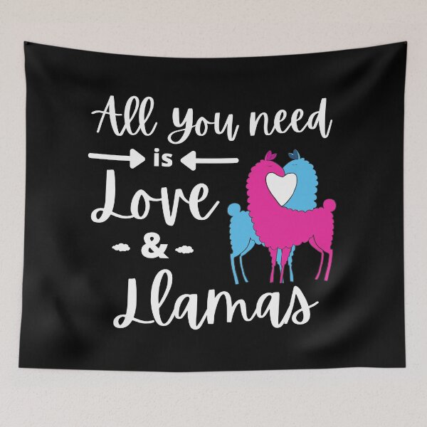 Artikelvorschau, Alles was Sie brauchen ist Liebe und Lamas entworfen und verkauft von Johan Liebert.