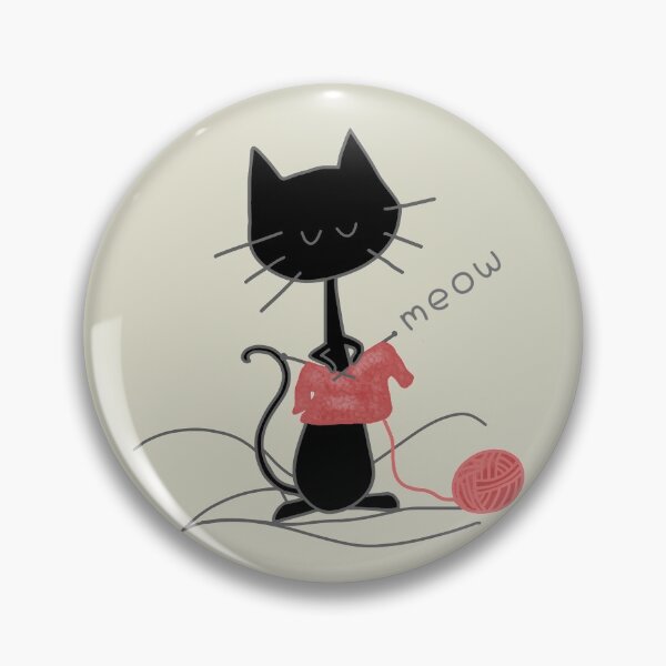 Item preview,  Cat knitting designed and sold by LotusCreations.