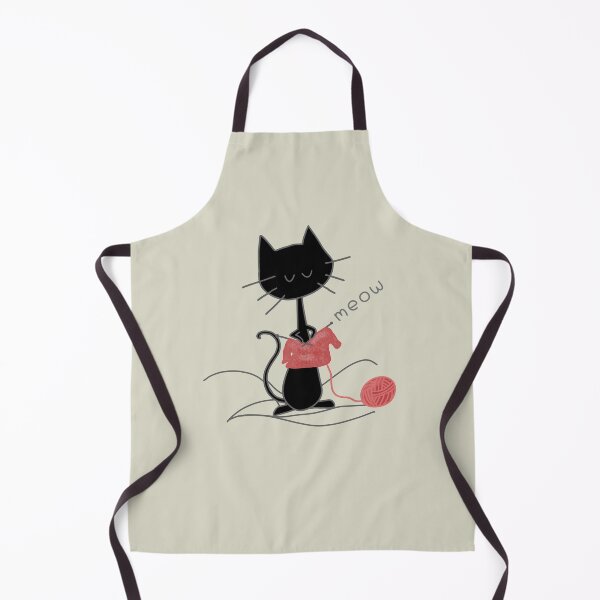 Item preview, Cat knitting designed and sold by LotusCreations.