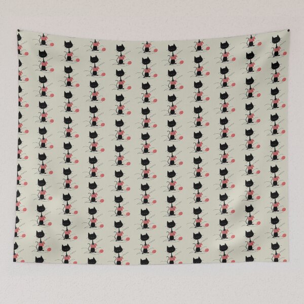Item preview,  Cat knitting designed and sold by LotusCreations.