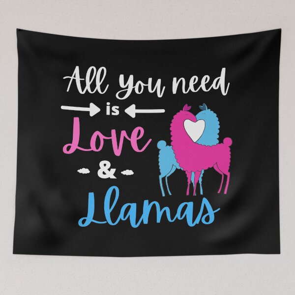 Artikelvorschau, Alles was Sie brauchen ist Liebe und Lamas entworfen und verkauft von Johan Liebert.
