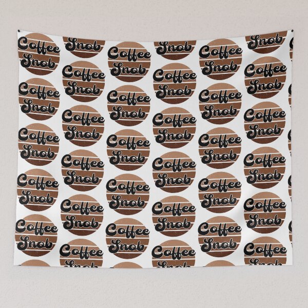 Item preview, Retro Sunset Coffee Snob designed and sold by TheButtonCrew.