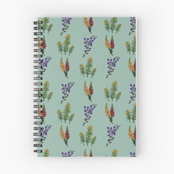 Item preview, Floral pattern - Foxglove, False Indigo, Evening Primrose designed and sold by Tacomuffin.
