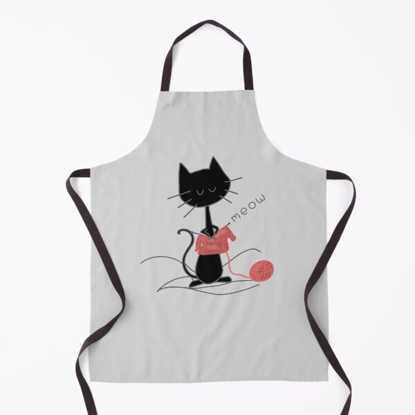 Item preview, Cat knitting designed and sold by LotusCreations.