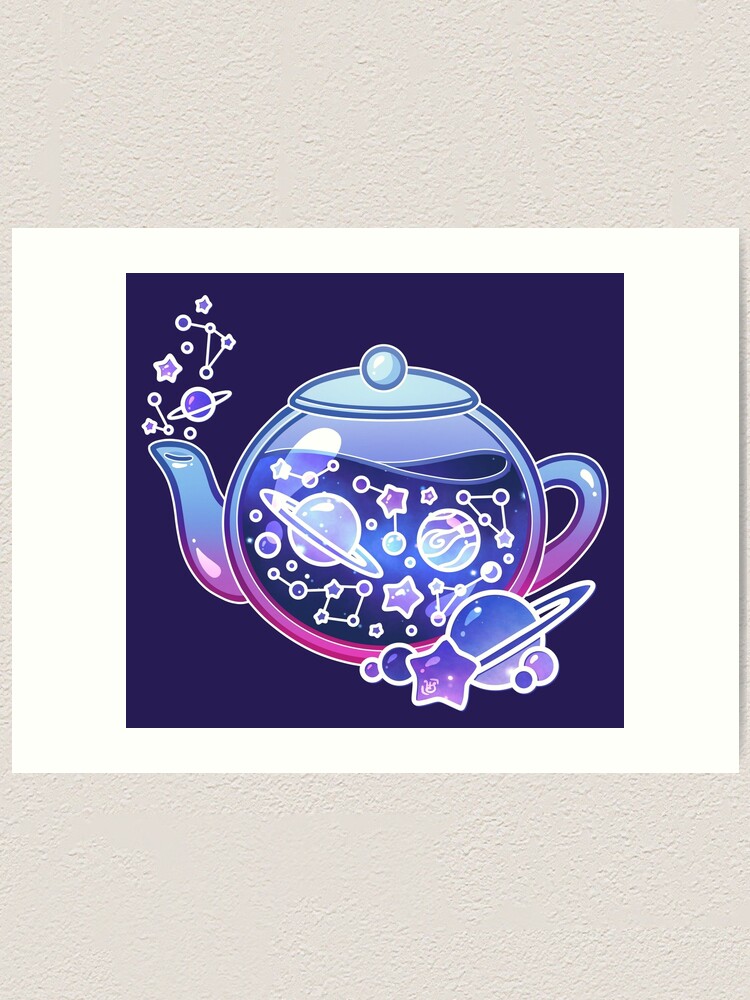 Galaxy Boba Tea Art Board Print for Sale by heysoleilart