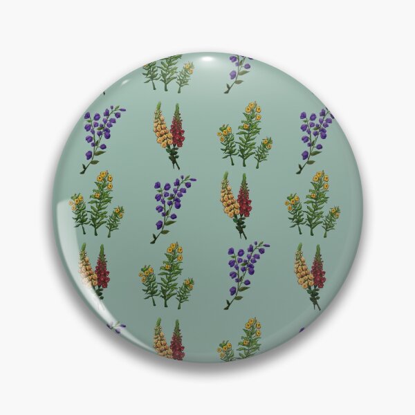 Item preview, Floral pattern - Foxglove, False Indigo, Evening Primrose designed and sold by Tacomuffin.