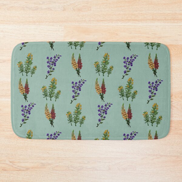 Item preview, Floral pattern - Foxglove, False Indigo, Evening Primrose designed and sold by Tacomuffin.
