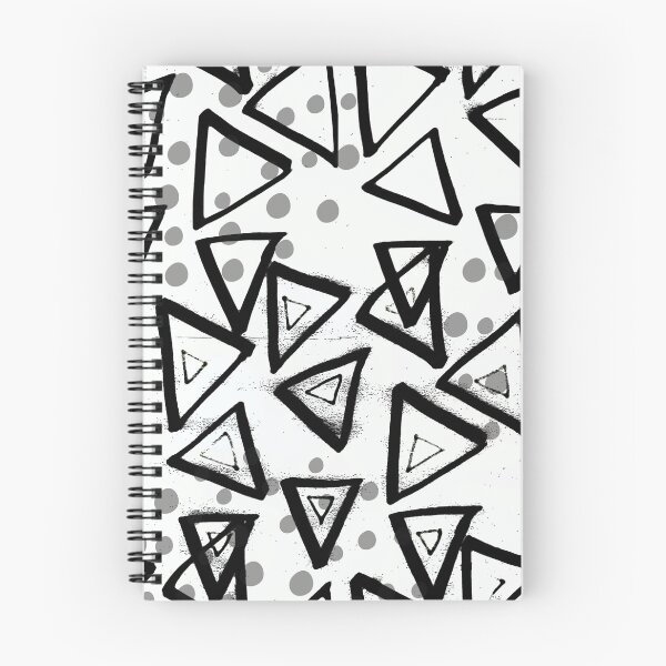 Item preview, Triangle Dot Abstract Black and White designed and sold by Brooke Rogers.