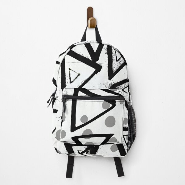 Item preview, Triangle Dot Abstract Black and White designed and sold by Brooke Rogers.