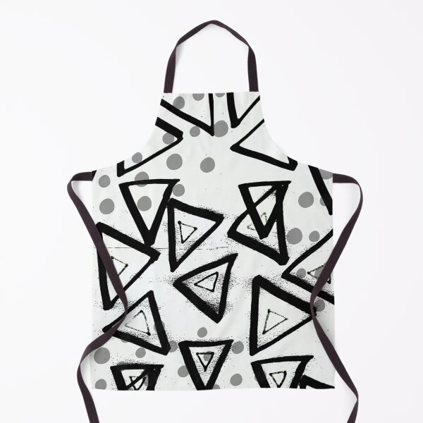 Item preview, Triangle Dot Abstract Black and White designed and sold by Brooke Rogers.