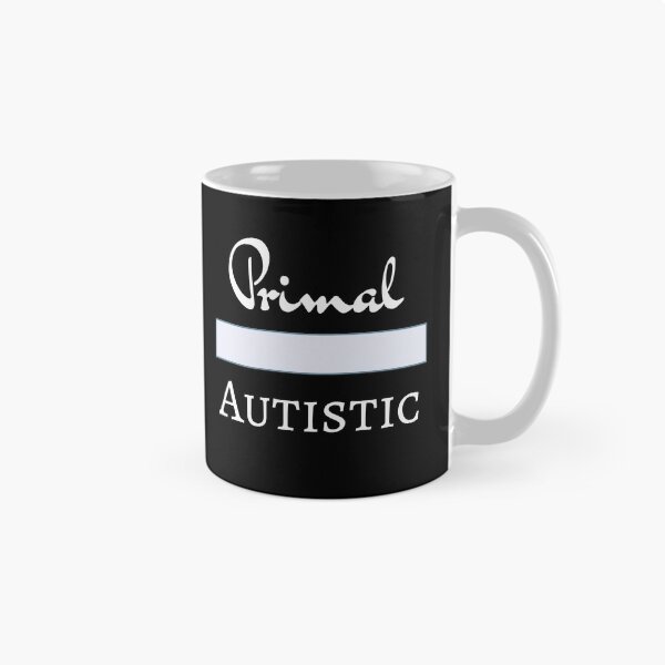 Item preview, Primal Autistic (Blue Bar, Black) designed and sold by GladBlackLamb.
