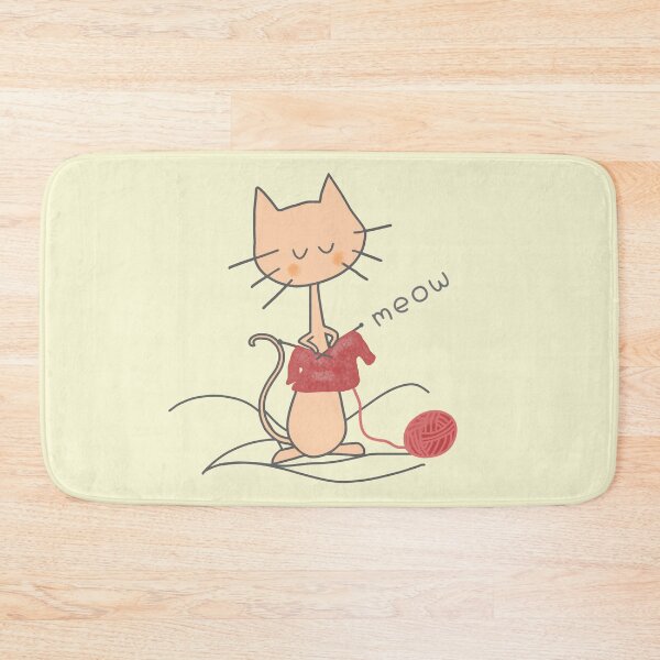 Item preview,  Cat knitting designed and sold by LotusCreations.