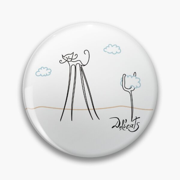 Aperçu de l'œuvre Dessin de chat inspiré de Salvador Dali créée et vendue par milathi.