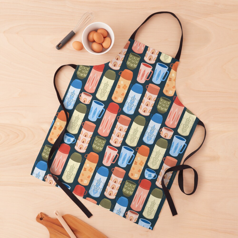 Vintage Thermos Apron by KennedyMArt | Redbubble Vintage Thermos Apron by Kennedy Marshall