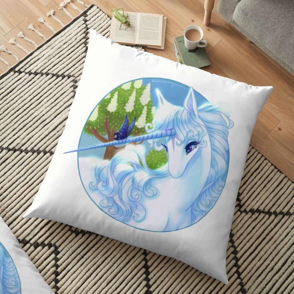 Your name is a golden bell hung in my heart Floor Pillow