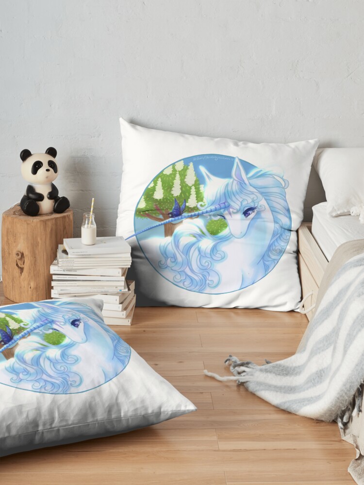 Alternate view of Your name is a golden bell hung in my heart Floor Pillow
