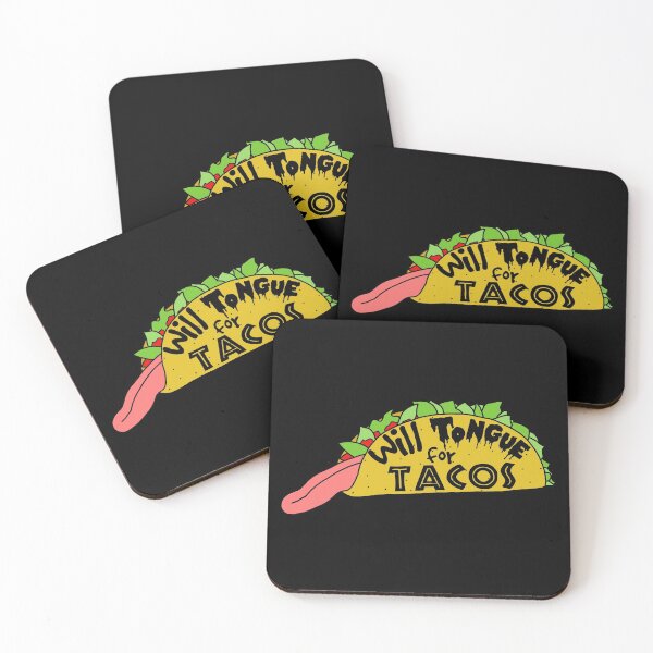 Item preview, Will Tongue for Tacos Lengua de dibujos animados divertidos Lengua Taco designed and sold by YomeHayin.