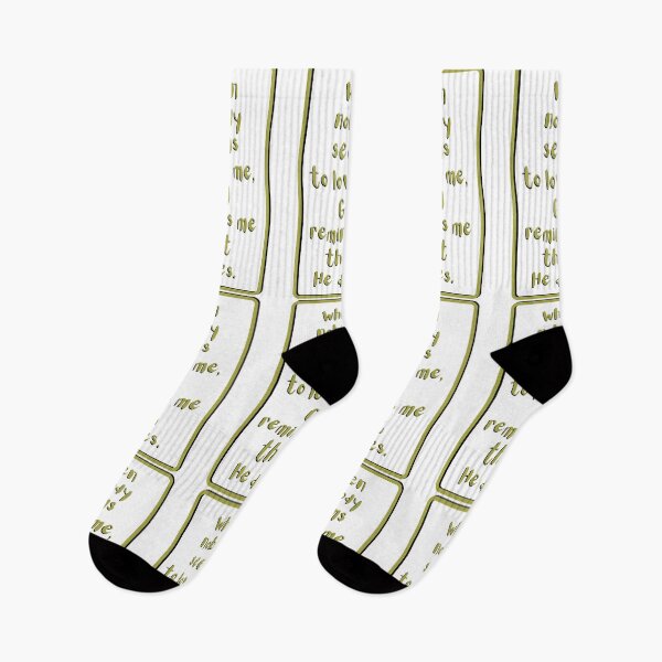 Item preview, When nobody seems to love me God reminds me He does. Gold, black, white theme  designed and sold by AnnaBBS.