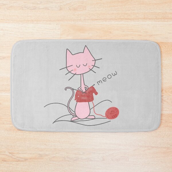 Item preview,  Cat knitting designed and sold by LotusCreations.
