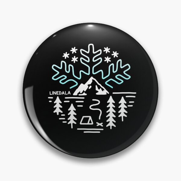 Item preview, WINTER CAMPING LINEDALA | Snowflake forest mountain snow tent designed and sold by yourtravelguide.