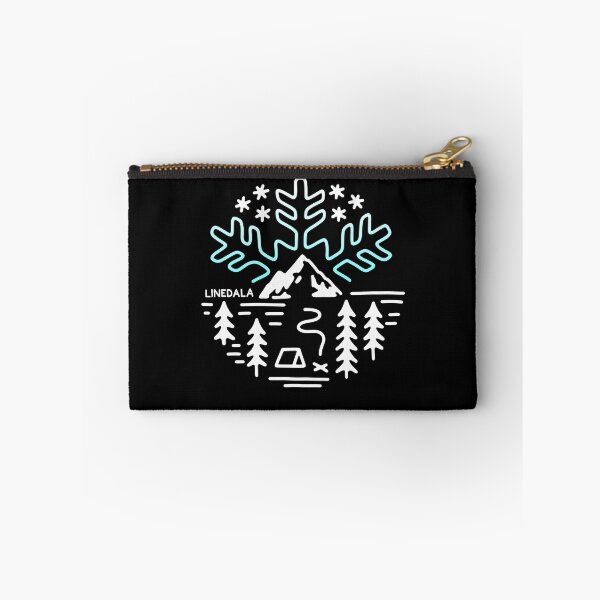 Item preview, WINTER CAMPING LINEDALA | Snowflake forest mountain snow tent designed and sold by yourtravelguide.