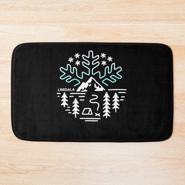 Item preview, WINTER CAMPING LINEDALA | Snowflake forest mountain snow tent designed and sold by yourtravelguide.