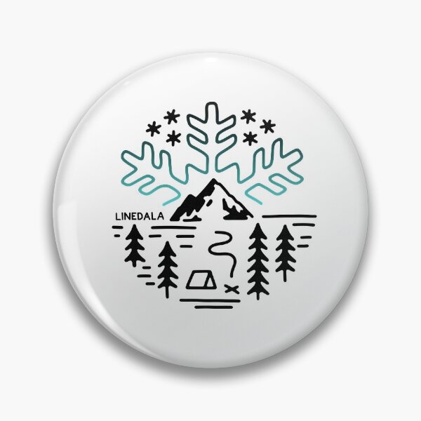Item preview, WINTER CAMPING LINEDALA | Snowflake forest mountain snow tent designed and sold by yourtravelguide.