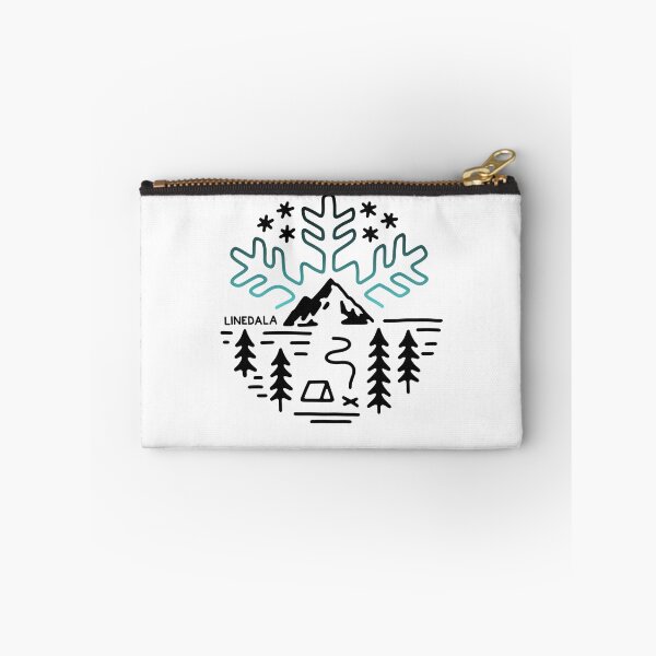 Item preview, WINTER CAMPING LINEDALA | Snowflake forest mountain snow tent designed and sold by yourtravelguide.