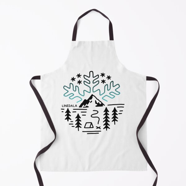 Item preview, WINTER CAMPING LINEDALA | Snowflake forest mountain snow tent designed and sold by yourtravelguide.