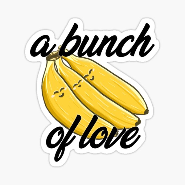 Polyamorous Bananas Sticker