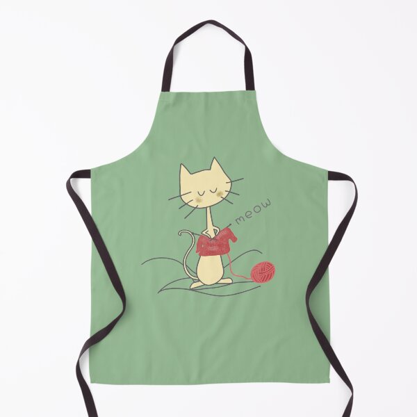 Item preview, Cat knitting designed and sold by LotusCreations.