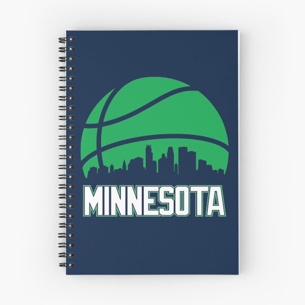 Item preview, Retro Timberwolves Basketball Minnesota City Skyline designed and sold by pixeljamz.