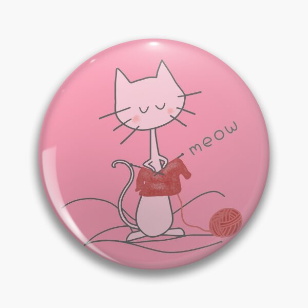 Item preview,  Cat knitting designed and sold by LotusCreations.