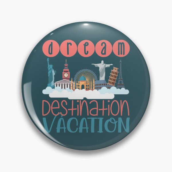 Item preview, Dream Destination Vacation - On Turquoise designed and sold by PawsitiveMum.