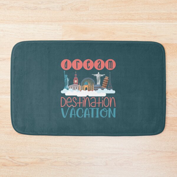 Item preview, Dream Destination Vacation - On Turquoise designed and sold by PawsitiveMum.
