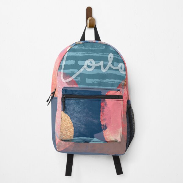 Item preview, Simply love in colourful retro grunge multicolors designed and sold by Caroline Laursen.