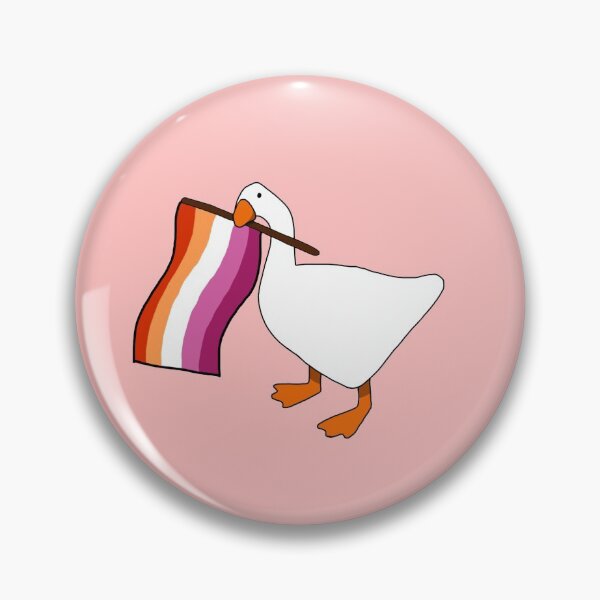 Lesbian Goose Pride Pin