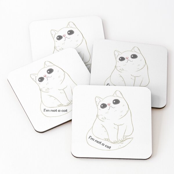 Item preview, I'm not a cat  designed and sold by swannonthefarm.