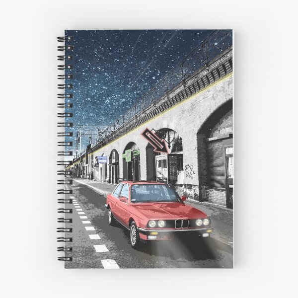 Item preview, Classic car in night city lights designed and sold by CaptainWheels.