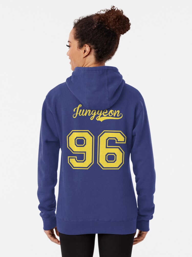 Jungyeon Twice Cheer Up Kpop Member Varsity Design Pullover Hoodie By Cloakandbadger Redbubble