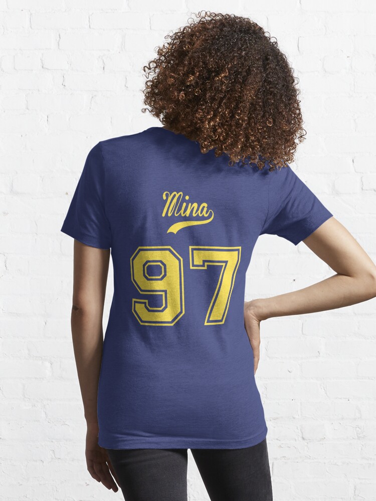 Twice Mina Women's Baseball Jersey Kpop Fan Gift Merch 