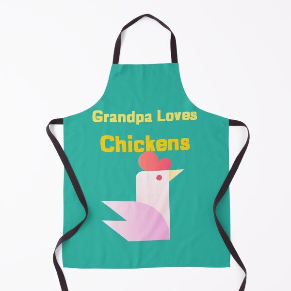 Item preview, Grandpa loves chickens designed and sold by EducateUplift.