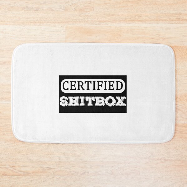 Item preview,  CERTIFIED SHITBOX Car Sticker Funny Window Laptop Decal designed and sold by Rexoo.